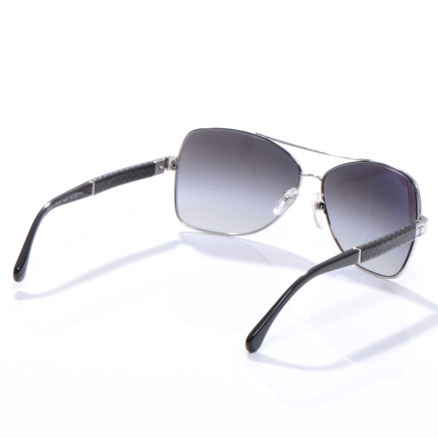 Quilted CC Sunglasses 4196Q Black