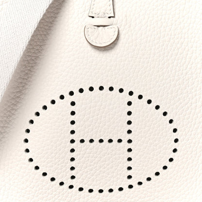 Hermes Taurillon Clemence Amazone Evelyne TPM Gris Pale 8 of 11