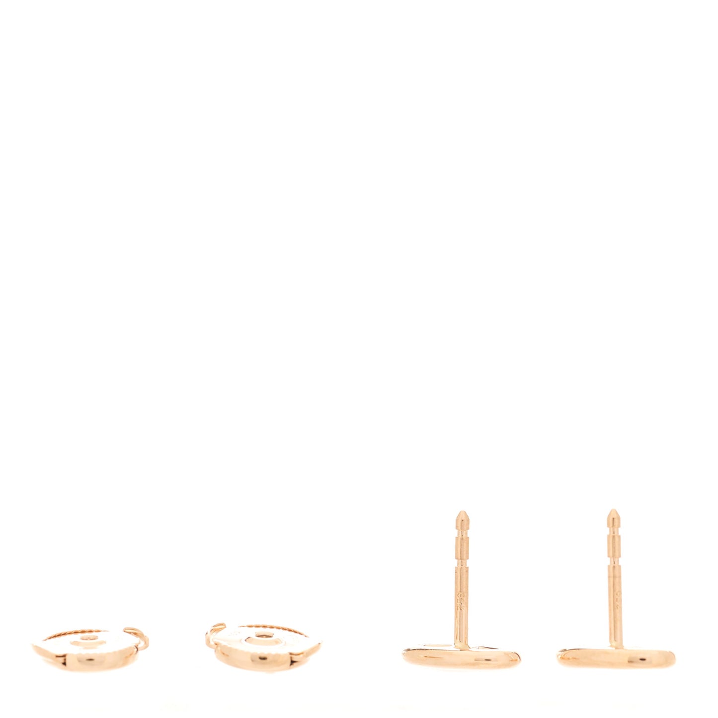 18K Rose Gold TPM Farandole Stud Earrings