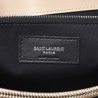 Saint Laurent Calfskin Y Quilted Monogram Large Loulou Shopper Nude Powder 7 of 10