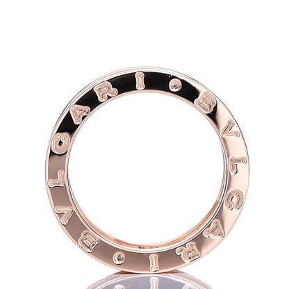 Bulgari 18K Rose Gold B.Zero1 Legend Four-Band Ring 54 6.75 7 of 8