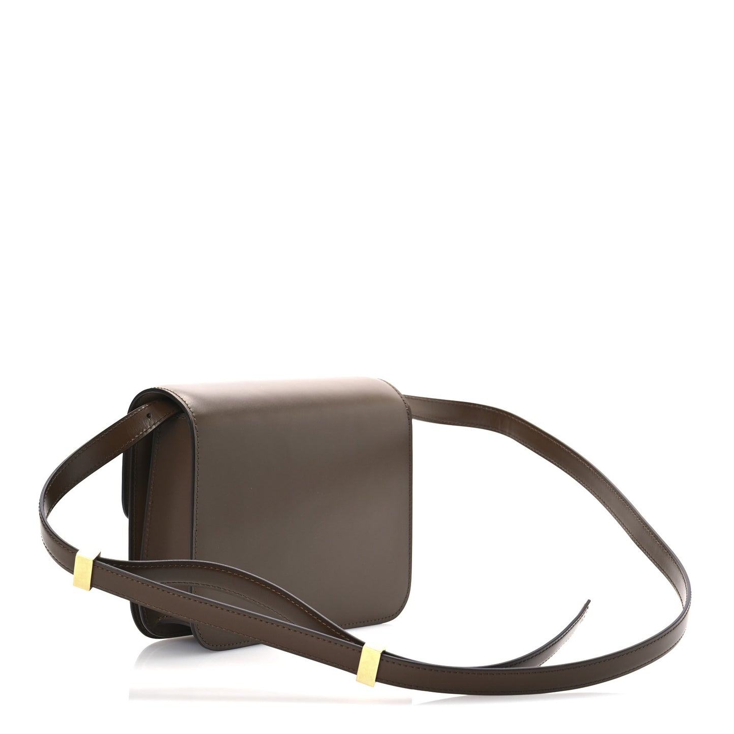 Box Calfskin Teen Classic Box Flap Bag Camel