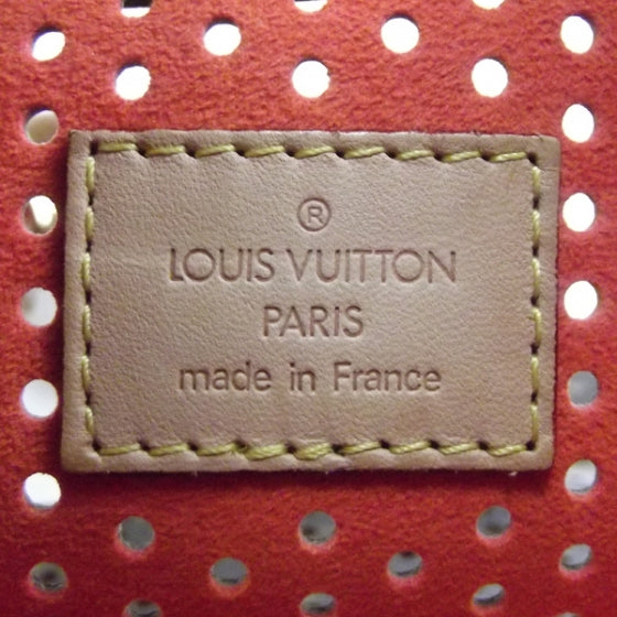 Monogram Perforated Demi-Lune Orange