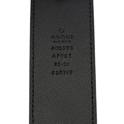 Gucci Calfskin Double G 40mm Belt 85 34 Black 5 of 6