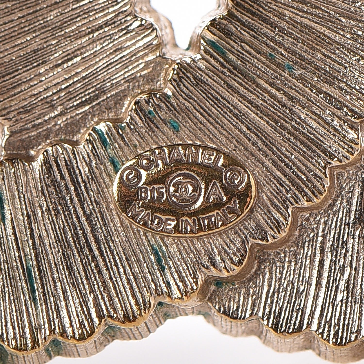 Chanel Enamel Crystal CC Necklace Gold 5 of 6