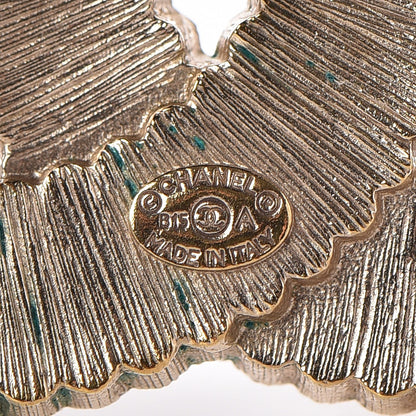 Chanel Enamel Crystal CC Necklace Gold 5 of 6