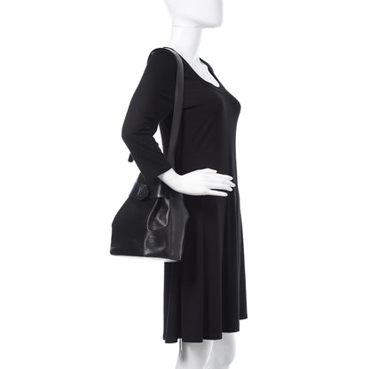Louis Vuitton Epi Sac D'Epaule Black 2 of 18