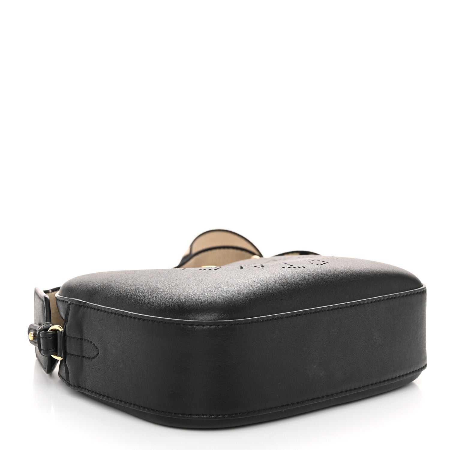 Stella McCartney Eco Alter Nappa Perforated Logo Mini Bag Black 4 of 9
