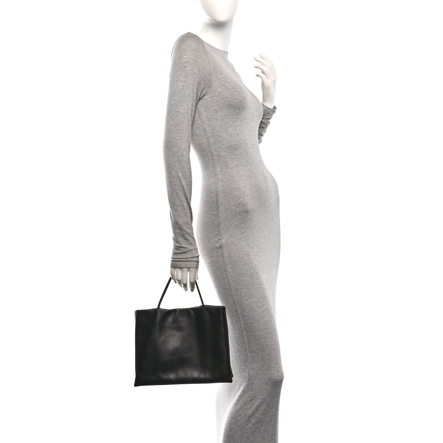 The Row Nappa Large Cecily Black 2 of 9