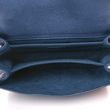 Louis Vuitton Metallic Empreinte Monogram Giant Pochette Metis Navy Nacre 6 of 10