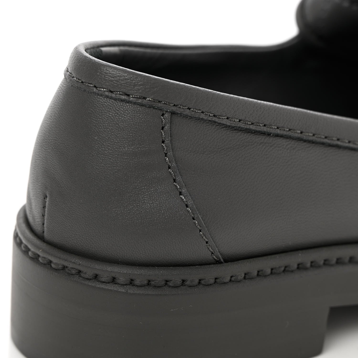Chanel Lambskin Quilted CC Turnlock Loafers 36 Grey 11 of 14
