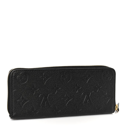 Louis Vuitton Empreinte Clemence Wallet Black 3 of 8