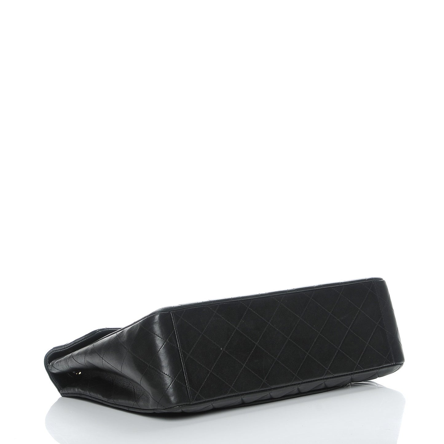 Lambskin XL Jumbo Flap Black