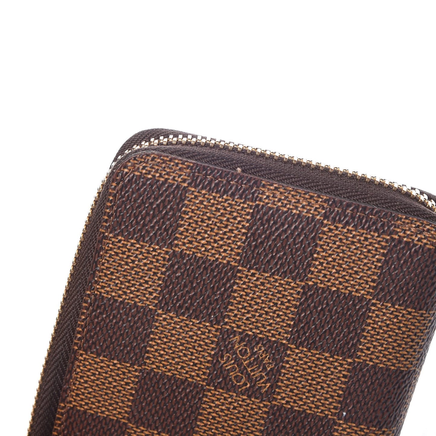 Damier Ebene Clemence Wallet Cherry