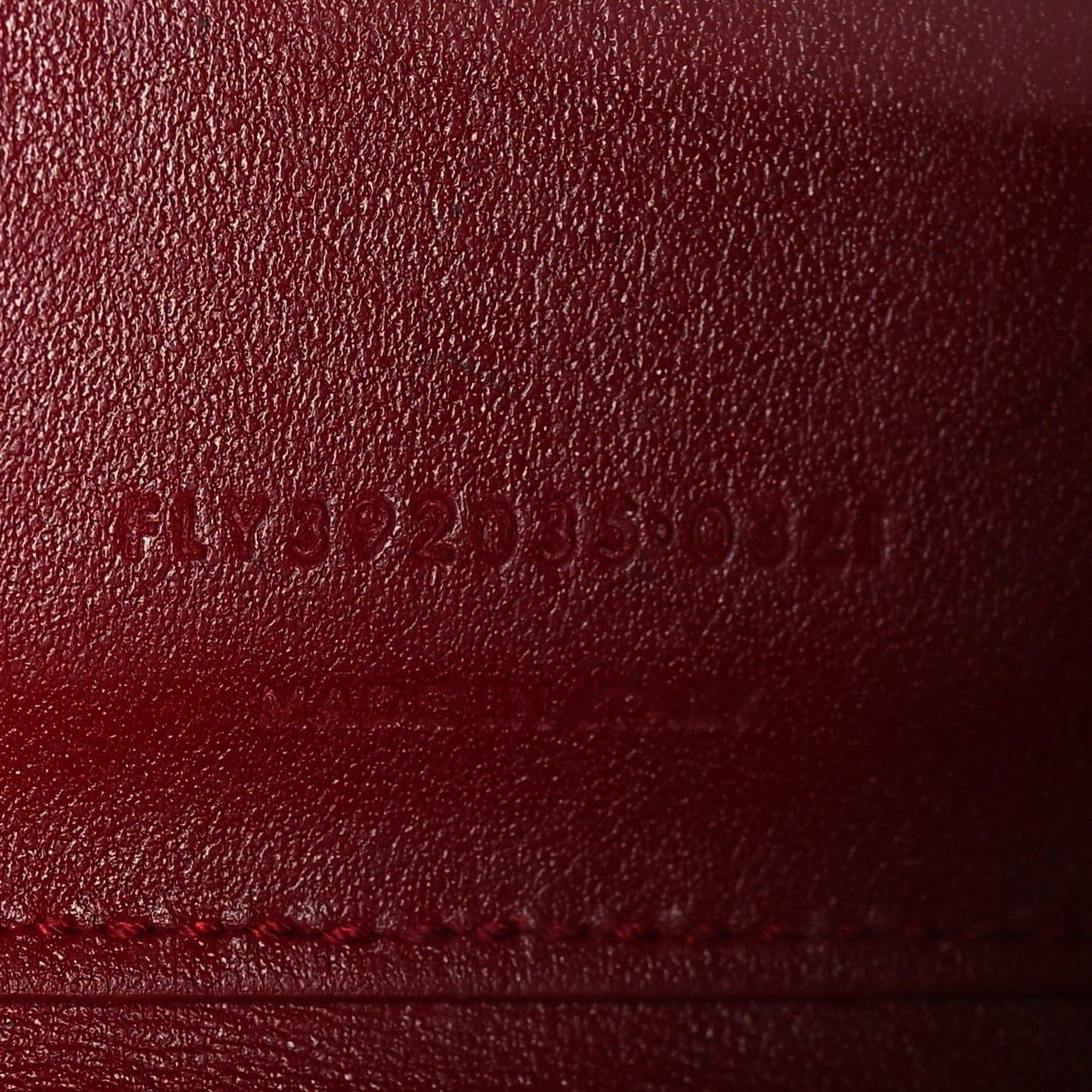 Calfskin Crocodile Embossed Nano Sac De Jour Red