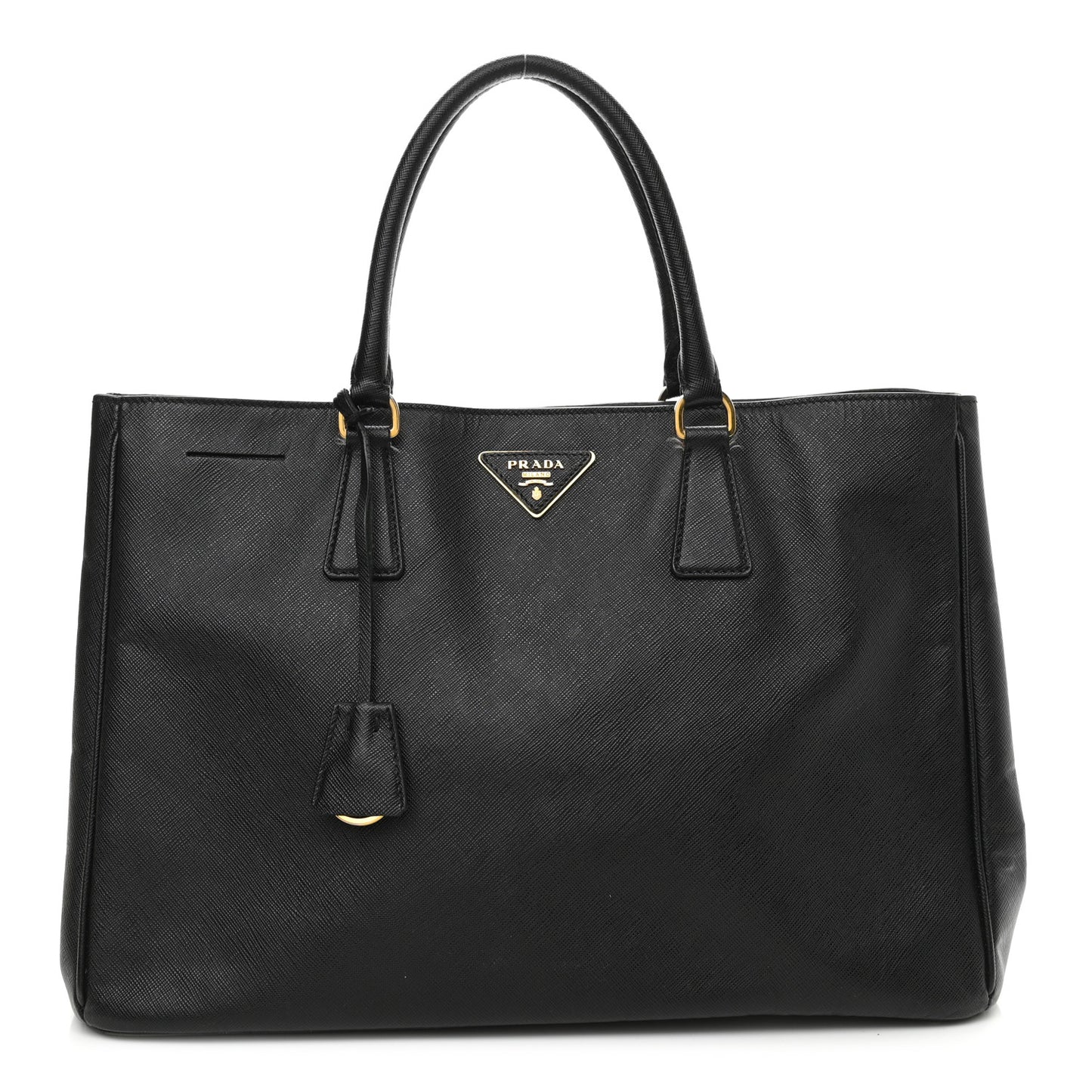 Saffiano Lux Large Tote Black
