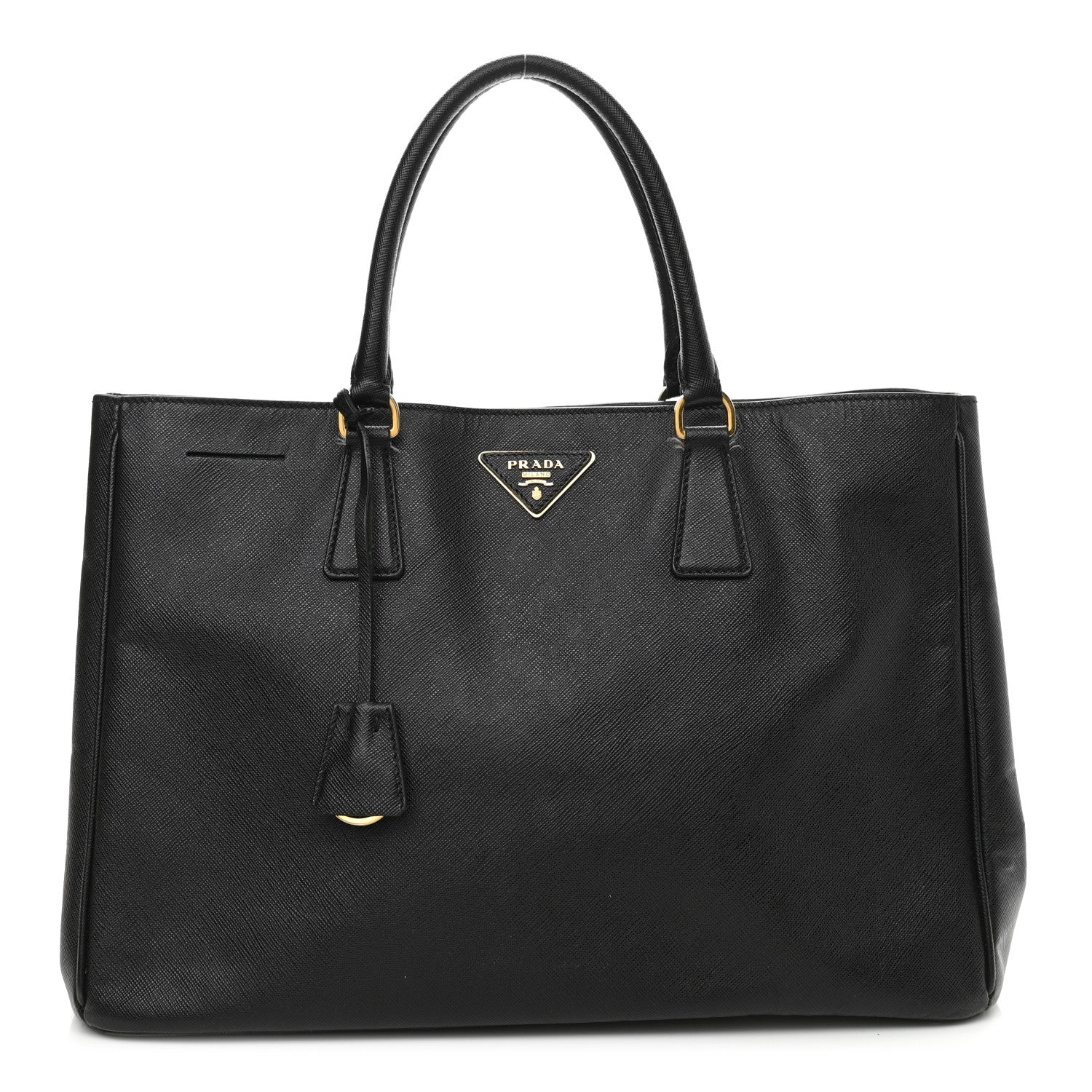 Prada Saffiano Lux Large Tote Black 1 of 12