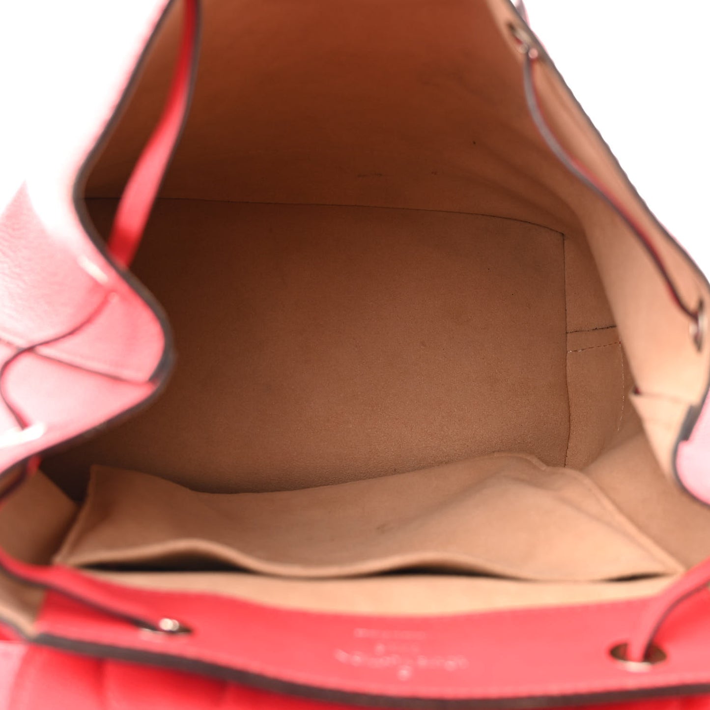 Soft Calfskin Lockme Backpack Poppy