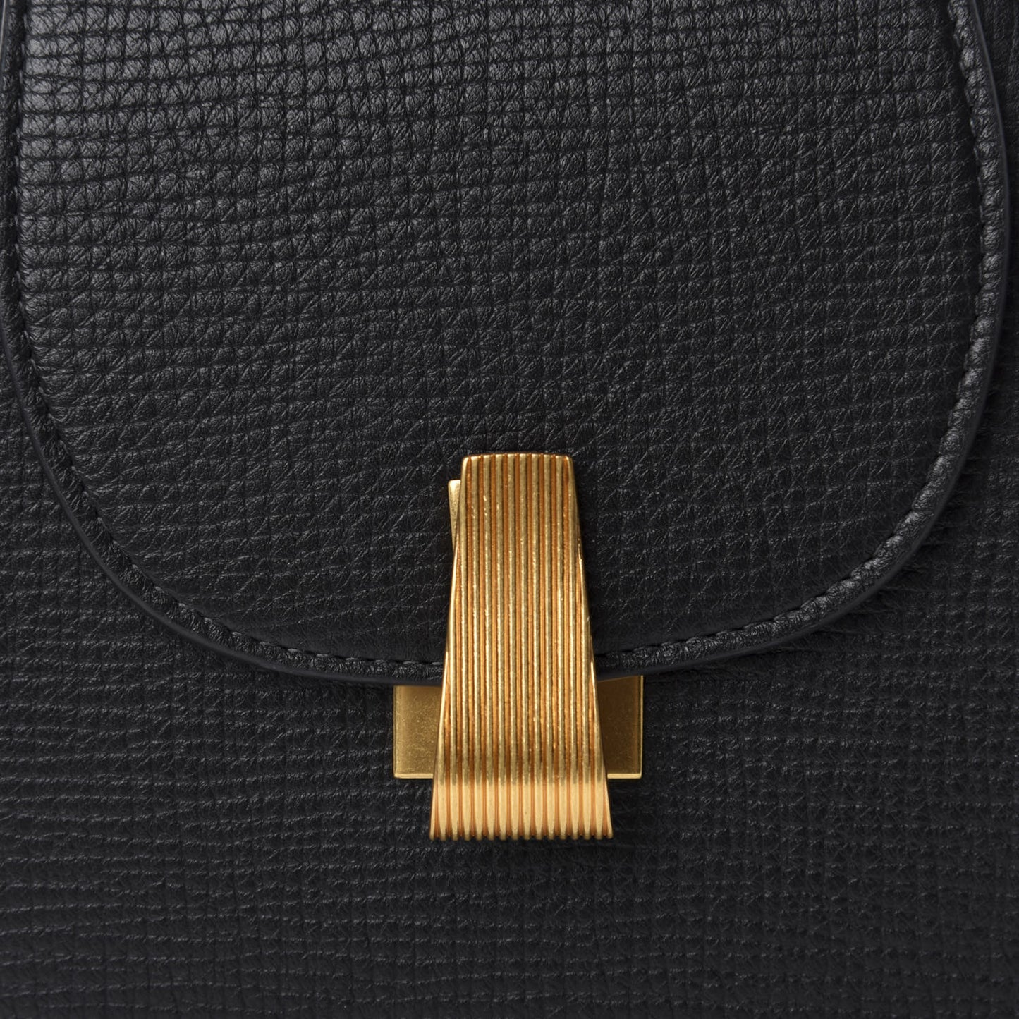 Palmellato Calfskin Rounded Belt Bag Black