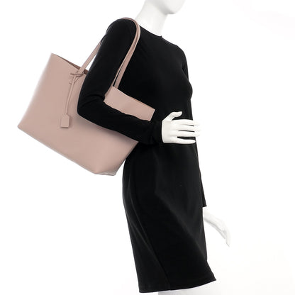 Saint Laurent Calfskin Large Shopping Tote Rose Antic 2 of 9