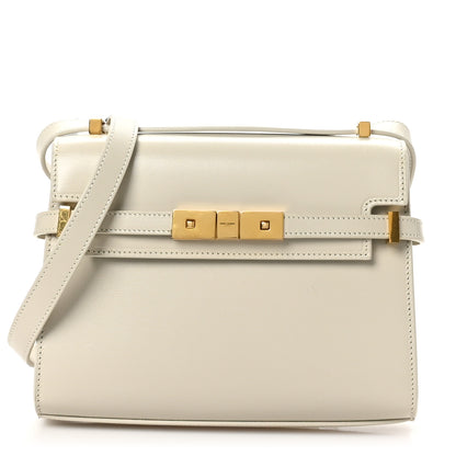 Saint Laurent Smooth Calfskin Mini Manhattan Shoulder Bag Crema Soft 1 of 11