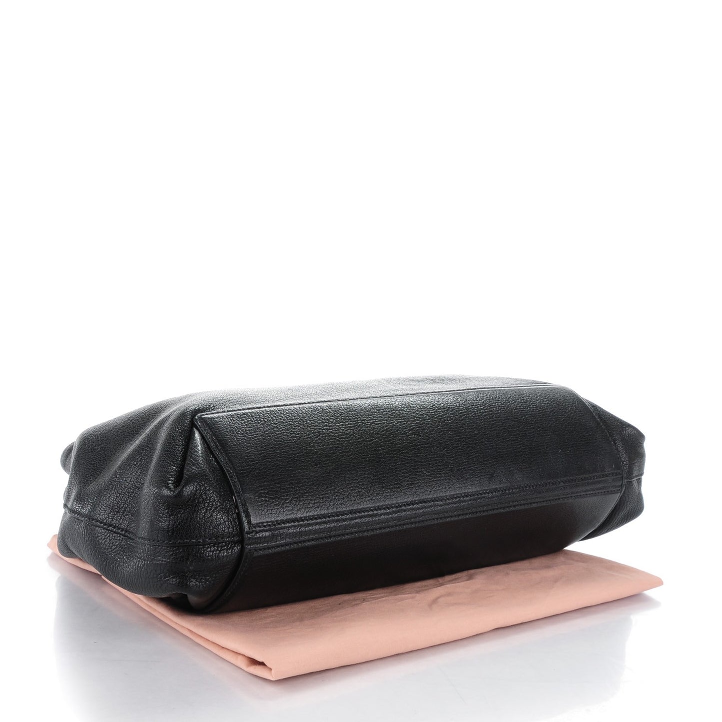 Goatskin Madras Tote Nero Black
