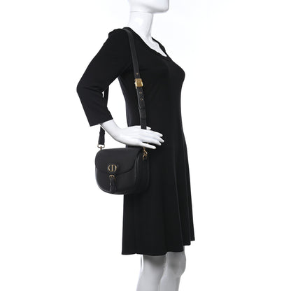 Christian Dior Grained Calfskin Medium Bobby Flap Black 2 of 8
