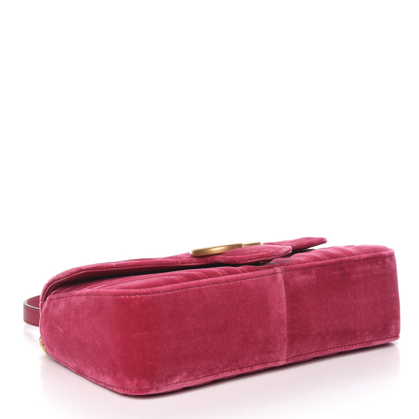 Velvet Matelasse Small GG Marmont Shoulder Bag Light Raspberry Rose