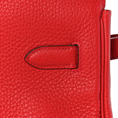Hermes Togo Birkin 35 Rouge Casaque 9 of 41