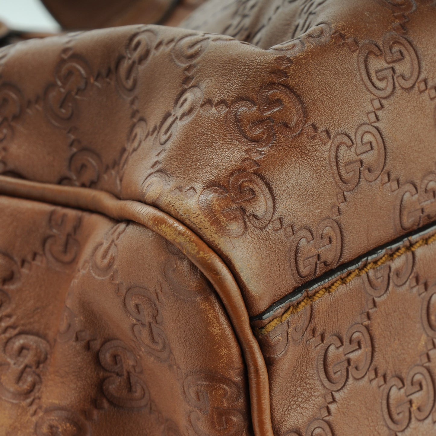 Guccissima Medium Sukey Tote Brown
