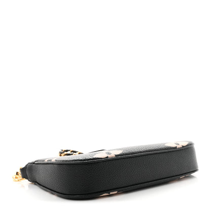 Louis Vuitton Empreinte Monogram Giant Multi Pochette Accessories Mini Pochette Black Beige 3 of 8
