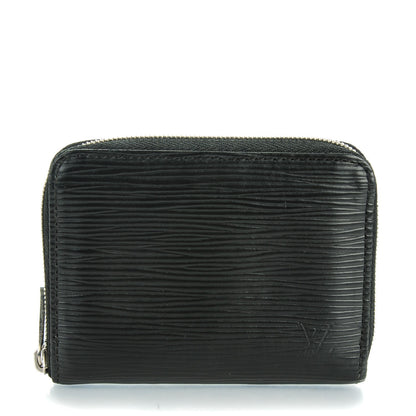 Louis Vuitton Epi Zippy Coin Purse Black 1 of 7