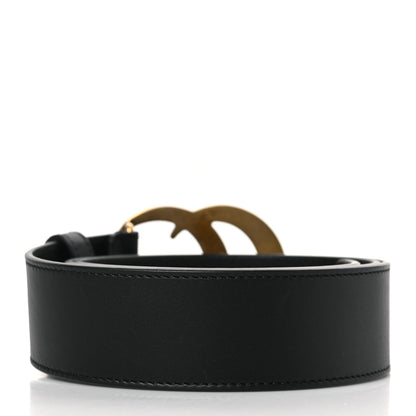 Gucci Calfskin Double G 40mm Belt 85 34 Black 3 of 6