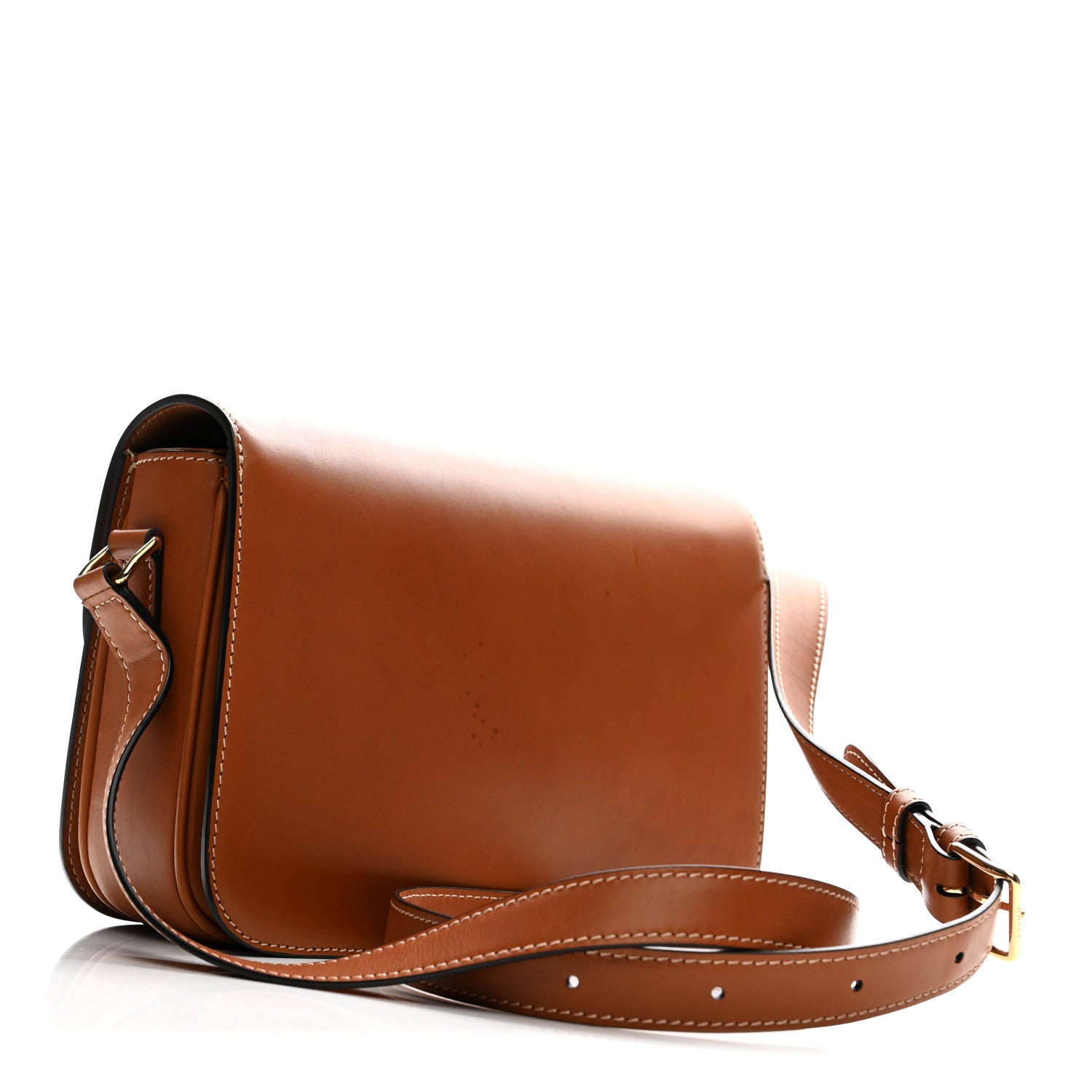 Celine Natural Calfskin Medium Triomphe Tan 3 of 13
