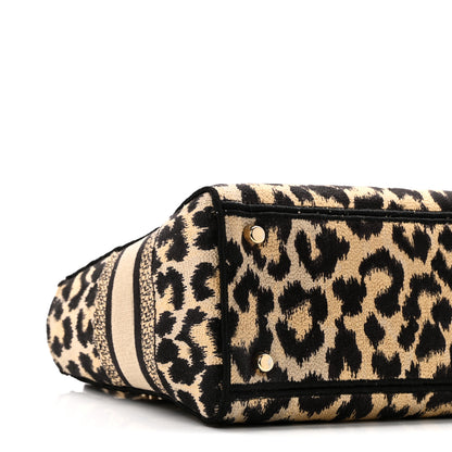 Christian Dior Canvas Medium Mizza Embroidered Lady D-Lite Beige Multicolor 8 of 9