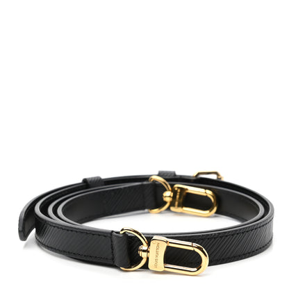 Louis Vuitton Epi 16mm Adjustable Shoulder Strap Black 1 of 3