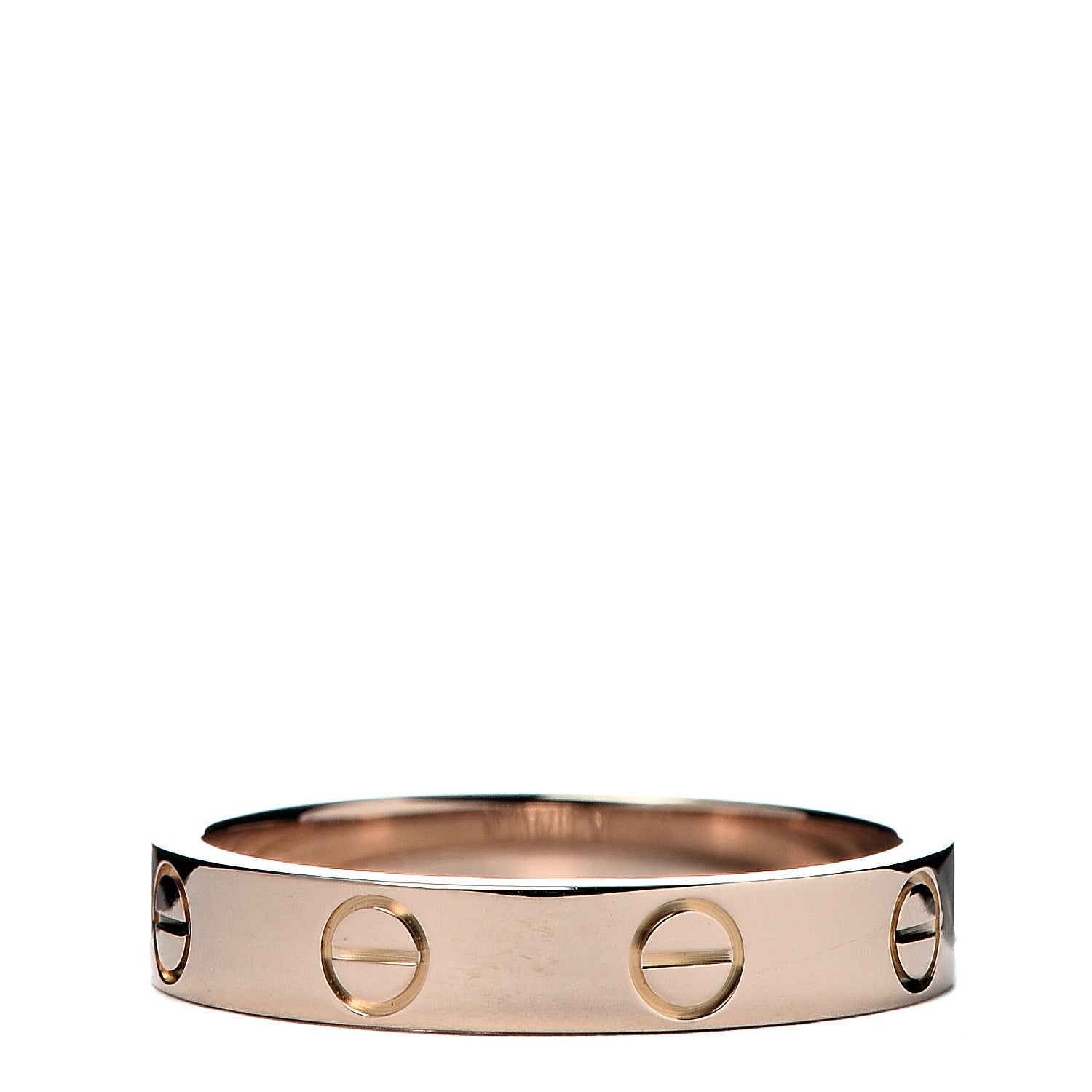 Cartier 18K Pink Gold 3.5mm LOVE Wedding Band Ring 53 6.25 3 of 6