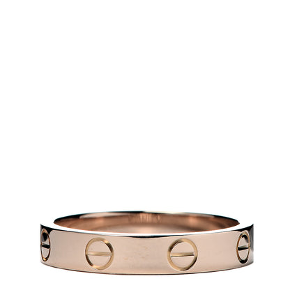 Cartier 18K Pink Gold 3.5mm LOVE Wedding Band Ring 53 6.25 3 of 6