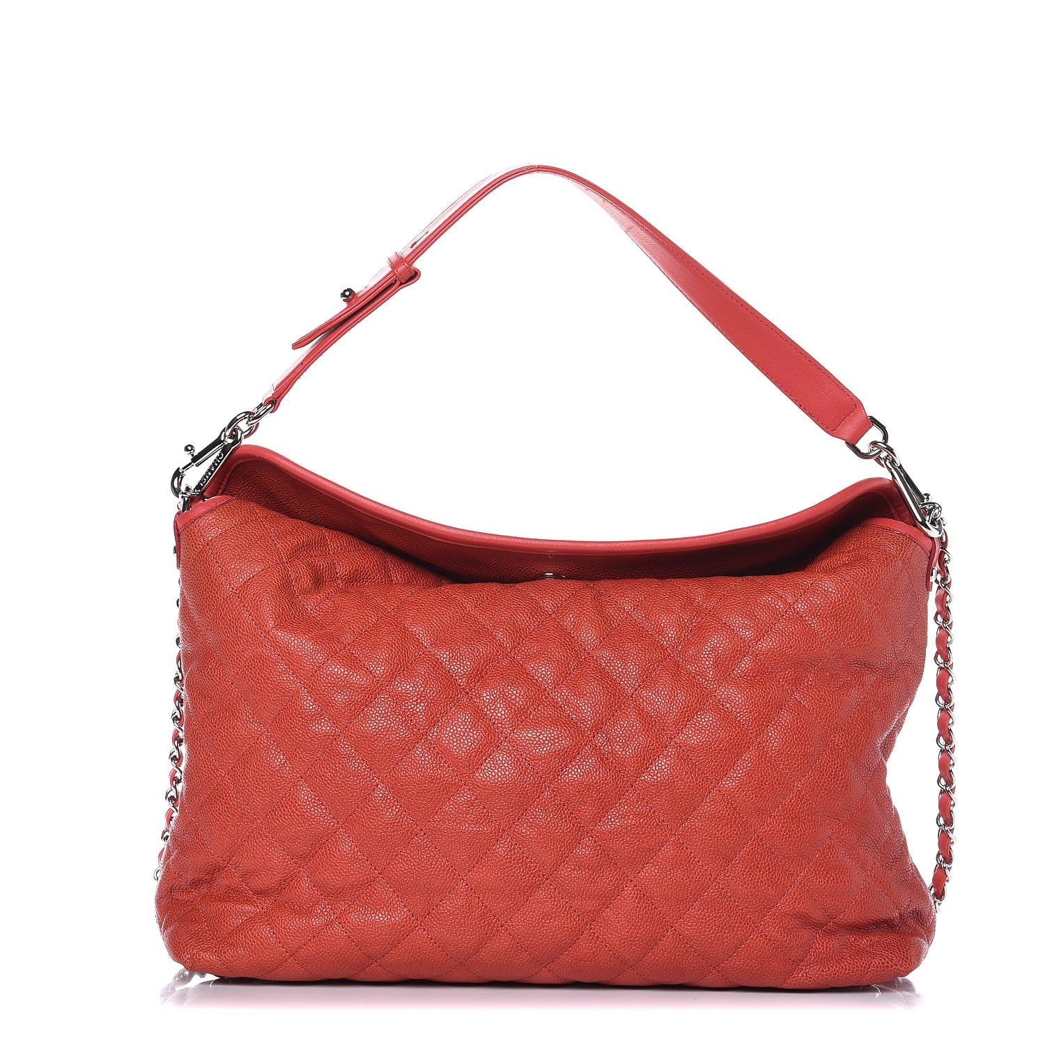 Chanel Caviar Quilted French Riviera Hobo Rouge 1 of 14