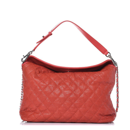 Chanel Caviar Quilted French Riviera Hobo Rouge 1 of 14