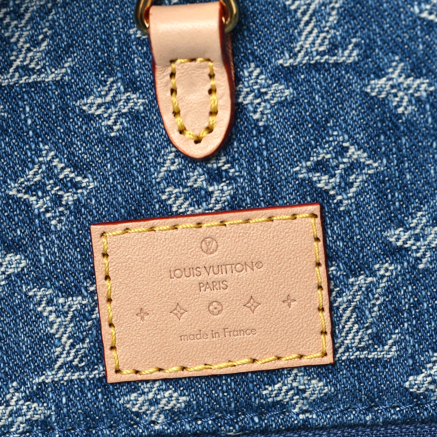 Monogram Denim Onthego MM Blue