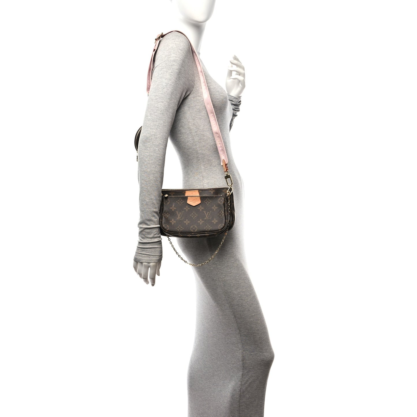 Monogram Multi Pochette Accessories Rose Clair