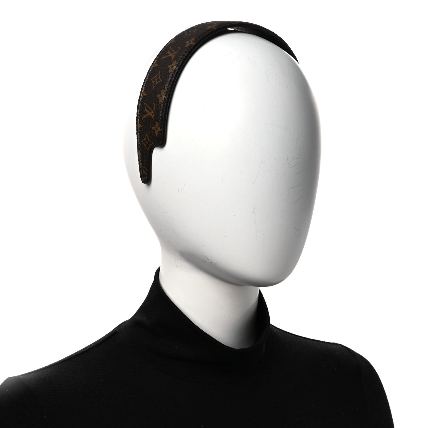 Louis Vuitton Monogram Headband Black 2 of 9