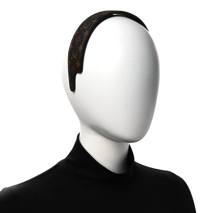 Louis Vuitton Monogram Headband Black 2 of 9