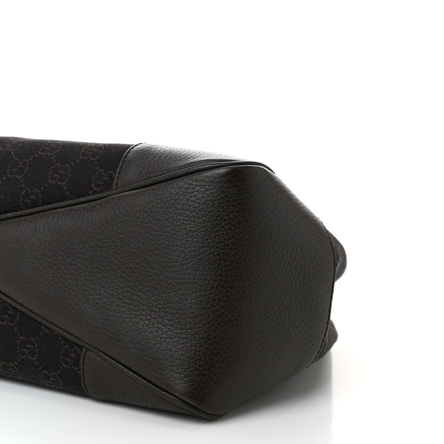 Gucci Denim Monogram Hobo Brown 10 of 10