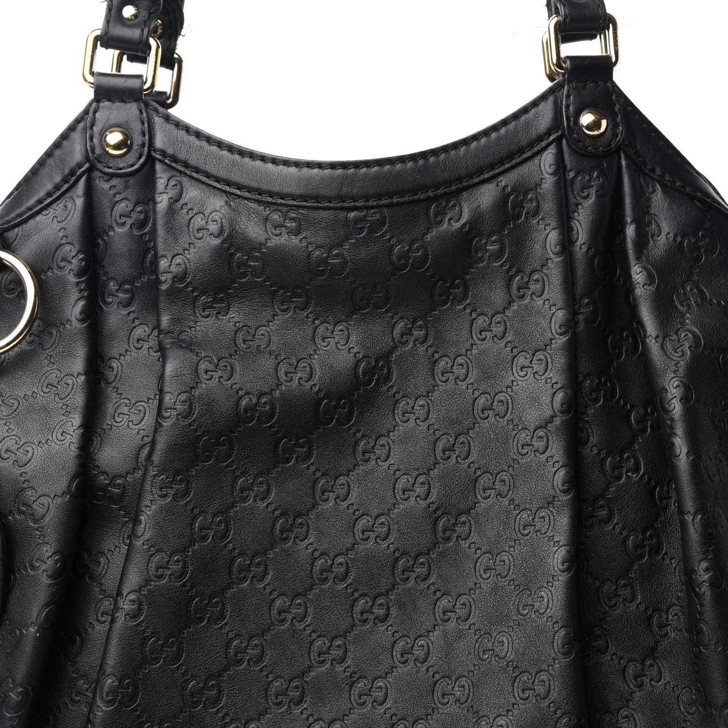 Gucci Guccissima Large Sukey Tote Black 19 of 19