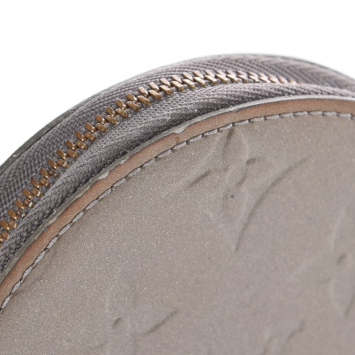 Vernis Chapeau Coin Purse Gris Art Deco