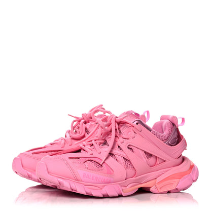 Balenciaga Mesh Nylon Womens Track Sneakers 37 Pink 3 of 6
