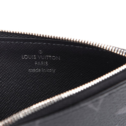 Louis Vuitton Monogram Eclipse Taiga Coin Card Holder 5 of 10
