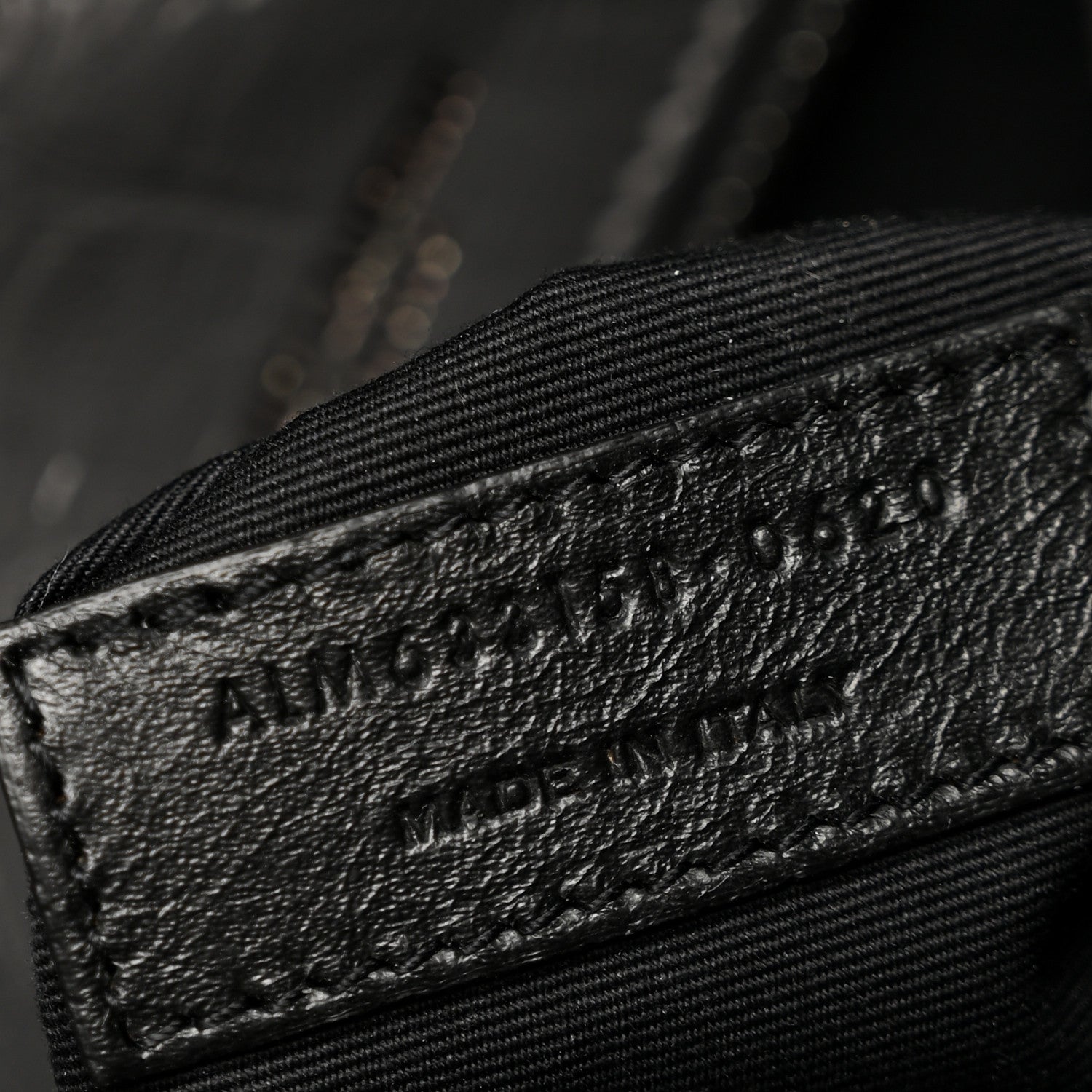 Saint Laurent Crinkled Calfskin Matelasse Monogram Medium Niki Chain Satchel Storm 7 of 11